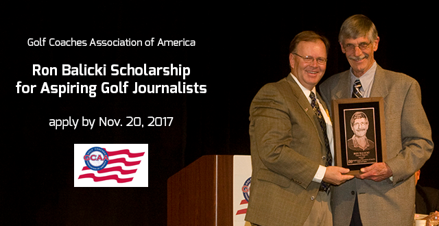 GCAA To Award Ron Balicki Scholarship For Spring 2018 Semester